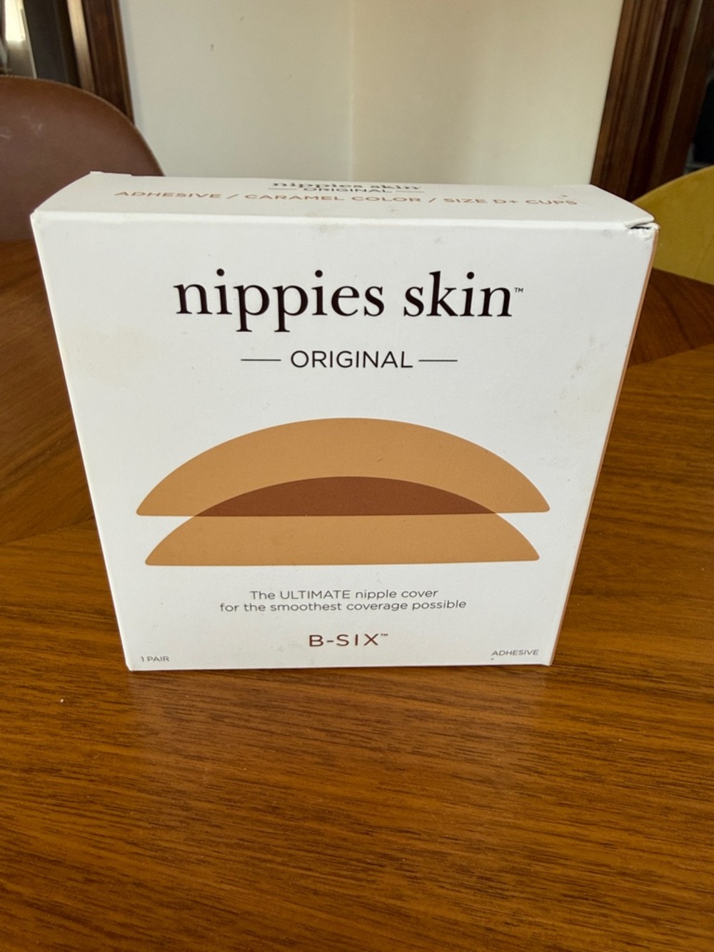 Nordstrom Nippies Skin adhesive bra nipple covers size 2 L/XL 4” D+ Cups NWT